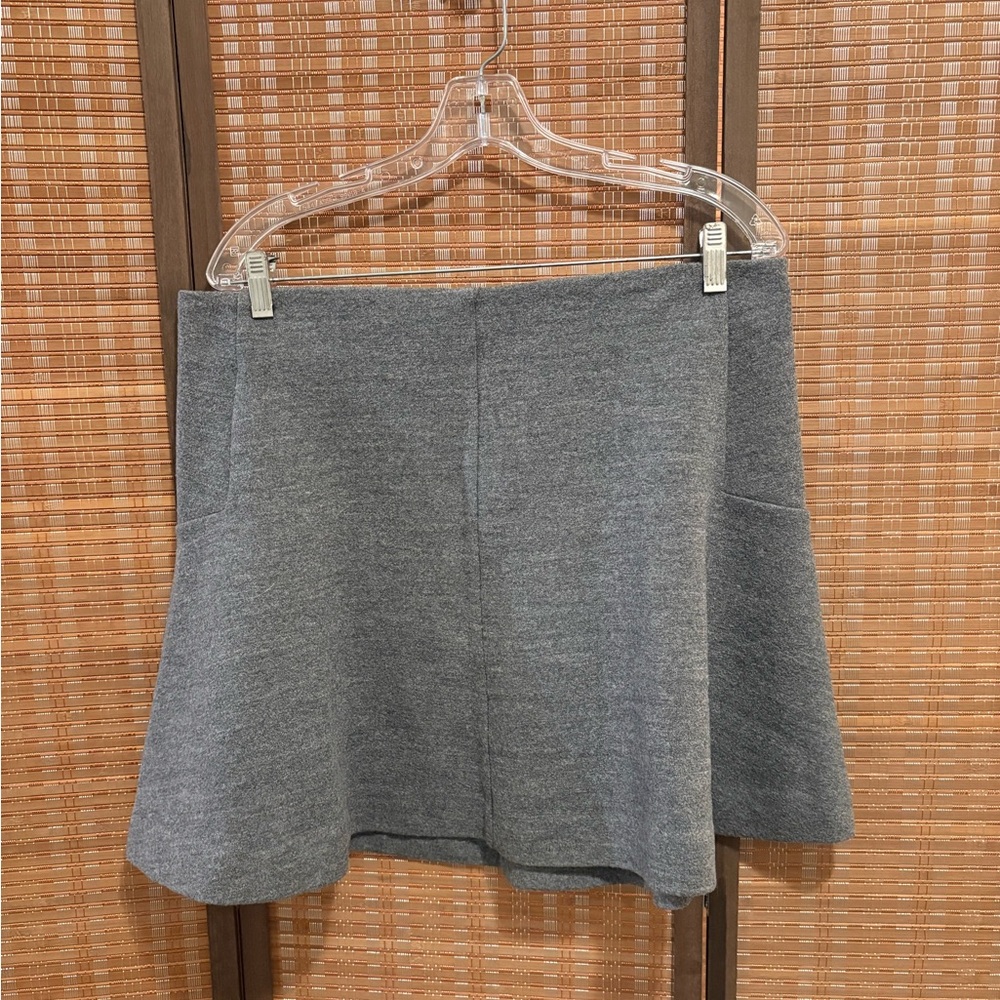 COS Grey Knit Wool blend Skater Skirt - NWT